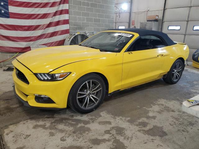 1FATP8UH8G5200277 - 2016 FORD MUSTANG YELLOW photo 1
