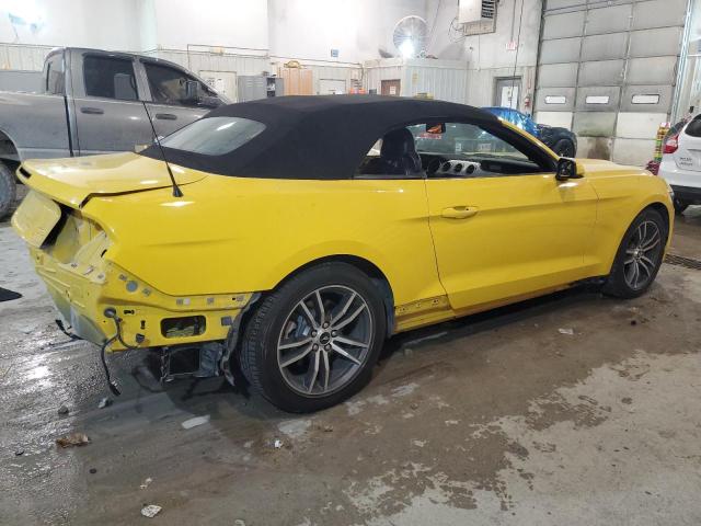 1FATP8UH8G5200277 - 2016 FORD MUSTANG YELLOW photo 3