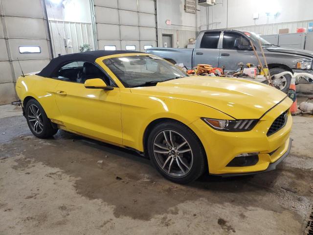 1FATP8UH8G5200277 - 2016 FORD MUSTANG YELLOW photo 4
