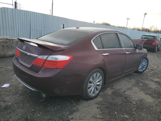 1HGCR2F88DA227465 - 2013 HONDA ACCORD EXL BURGUNDY photo 3