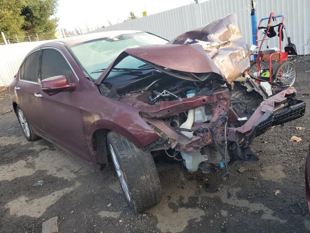 1HGCR2F88DA227465 - 2013 HONDA ACCORD EXL BURGUNDY photo 4