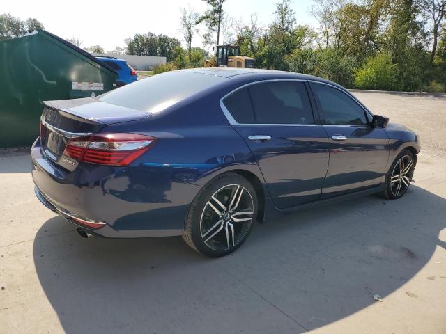 1HGCR2F68HA188493 - 2017 HONDA ACCORD SPORT BLUE photo 3