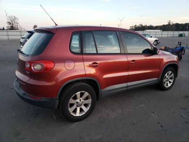 WVGAV75N49W001208 - 2009 VOLKSWAGEN TIGUAN S BURGUNDY photo 3