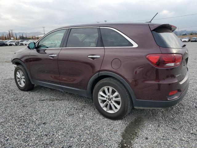 5XYPG4A31KG568815 - 2019 KIA SORENTO L BURGUNDY photo 2