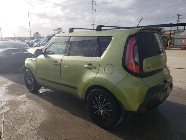 KNDJN2A2XE7711804 - 2014 KIA SOUL GREEN photo 2