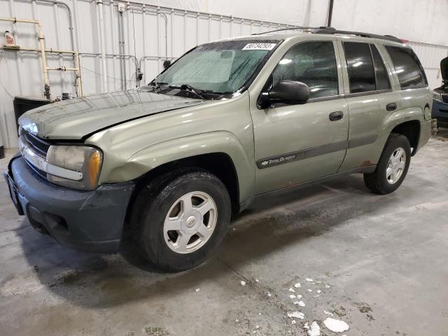 1GNDT13S932105826 - 2003 CHEVROLET TRAILBLAZE GREEN photo 1