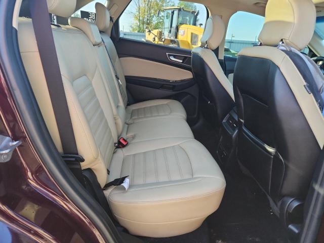 2FMPK4J91KBC35002 - 2019 FORD EDGE SEL 栗色 照片 10