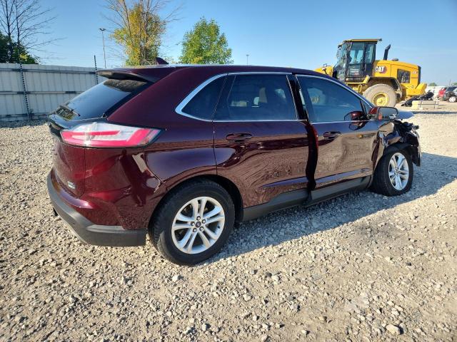 2FMPK4J91KBC35002 - 2019 FORD EDGE SEL 栗色 照片 3