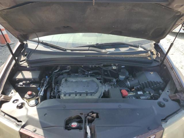 2HNYD2H62AH532563 - 2010 ACURA MDX TECHNOLOGY ბურგუნდია ფოტო 12
