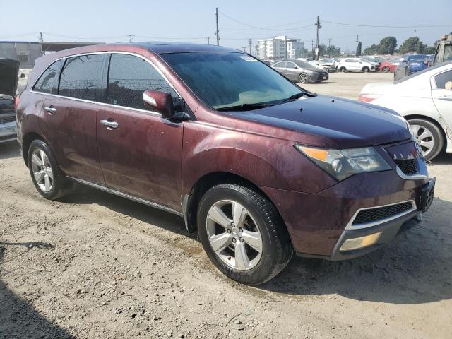 2HNYD2H62AH532563 - 2010 ACURA MDX TECHNOLOGY ბურგუნდია ფოტო 4