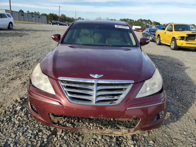 KMHGC4DE0BU120133 - 2011 HYUNDAI GENESIS 3.8L BURGUNDY photo 5