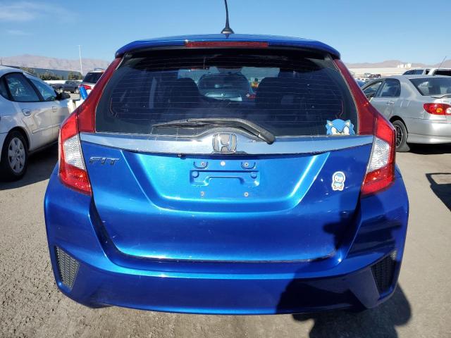 3HGGK5H88FM709556 - 2015 HONDA FIT EX BLUE photo 6