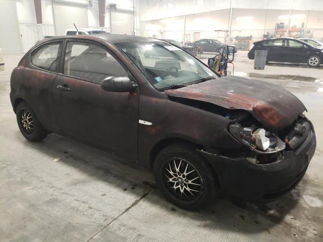 KMHCM36C38U086375 - 2008 HYUNDAI ACCENT GS BLACK photo 4