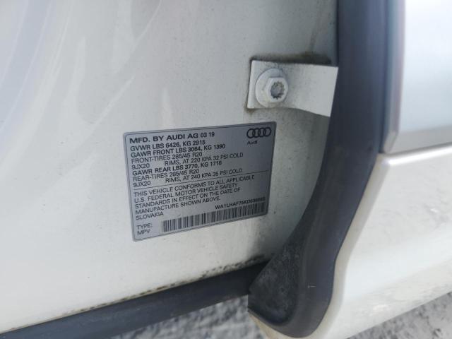 WA1LHAF75KD038863 - 2019 AUDI Q7 PREMIUM PLUS Ağ foto 13