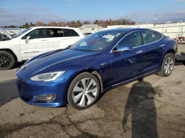 5YJSA1E20MF426235 - 2021 TESLA MODEL S Mavi foto 1