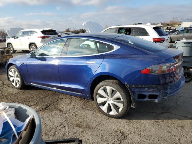 5YJSA1E20MF426235 - 2021 TESLA MODEL S Mavi foto 2