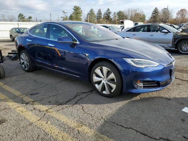 5YJSA1E20MF426235 - 2021 TESLA MODEL S Mavi foto 4