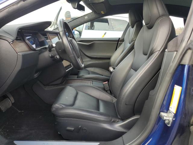 5YJSA1E20MF426235 - 2021 TESLA MODEL S Mavi foto 7