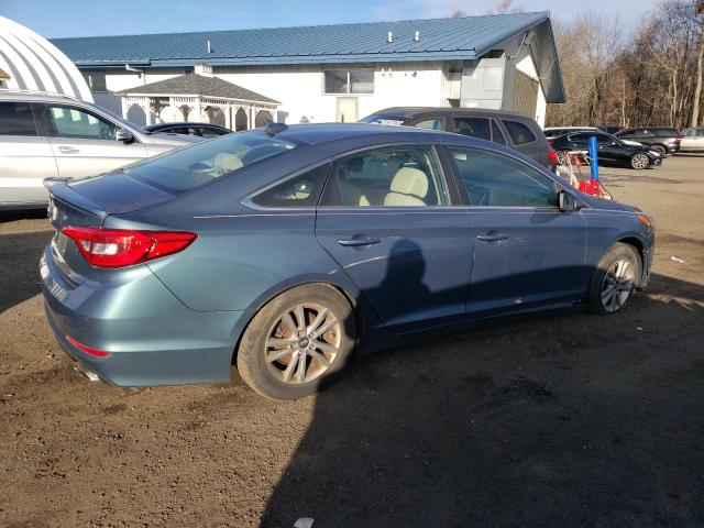 5NPE24AF3GH354408 - 2016 HYUNDAI SONATA SE BLUE photo 3