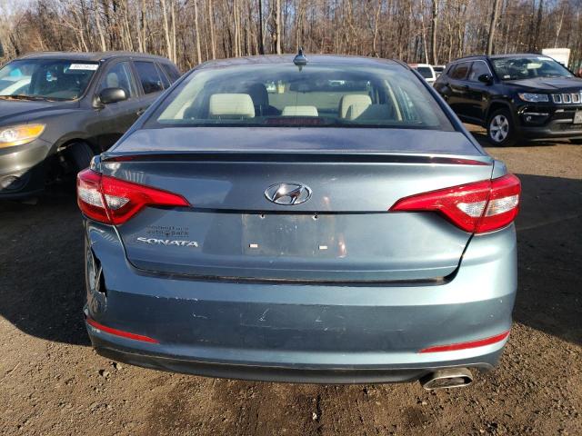 5NPE24AF3GH354408 - 2016 HYUNDAI SONATA SE BLUE photo 6