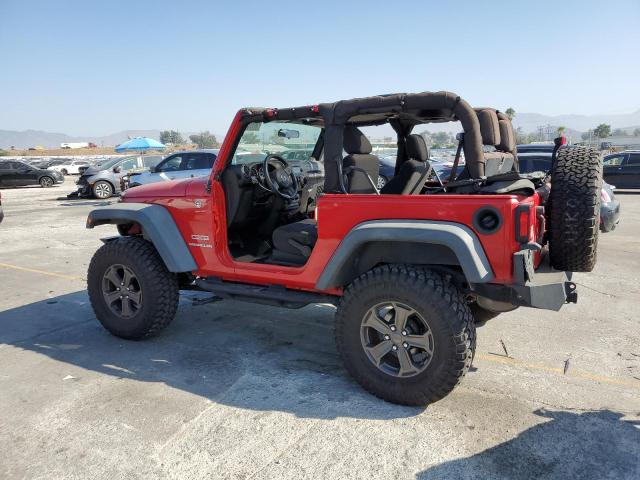 1C4AJWAG6CL237921 - 2012 JEEP WRANGLER SPORT წითელი ფოტო 2