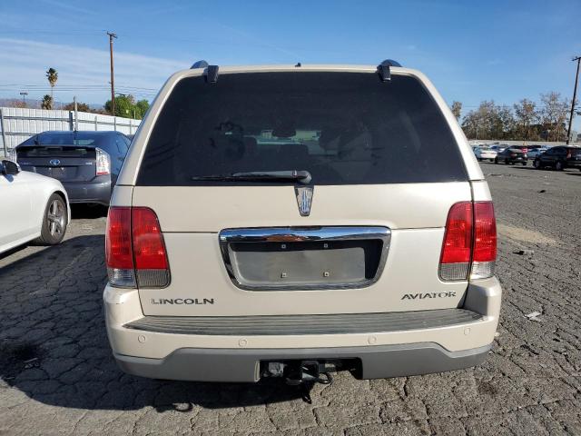 5LMEU88H65ZJ27415 - 2005 LINCOLN AVIATOR 奶油色 照片 6