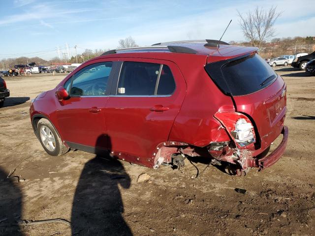 3GNCJPSB3JL381386 - 2018 CHEVROLET TRAX 1LT RED photo 2