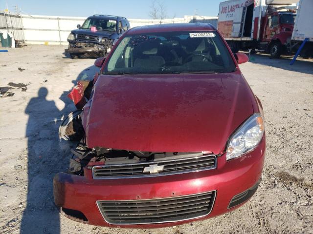 2G1WB5EK2B1185230 - 2011 CHEVROLET IMPALA LT RED photo 5