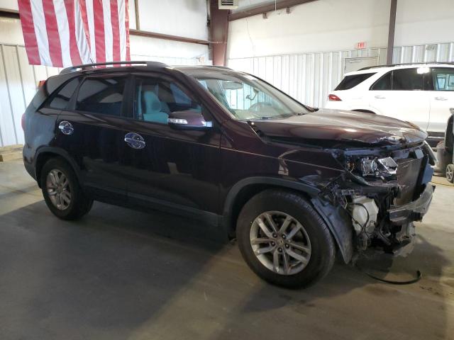 5XYKT4A75FG566094 - 2015 KIA SORENTO LX BURGUNDY photo 4