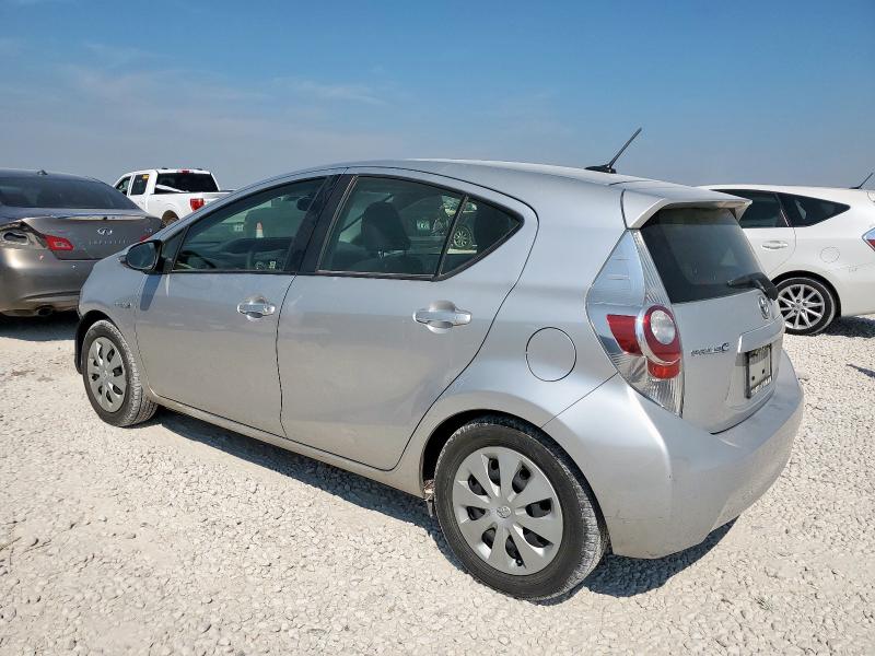 JTDKDTB36D1037706 - 2013 TOYOTA PRIUS C SILVER photo 2