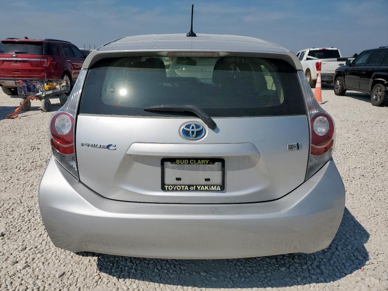 JTDKDTB36D1037706 - 2013 TOYOTA PRIUS C SILVER photo 6