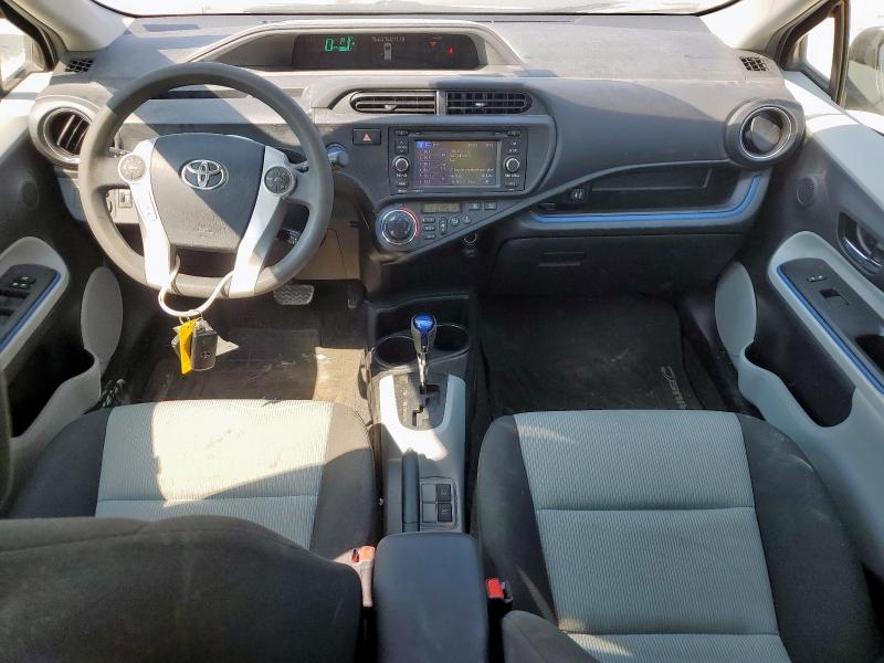 JTDKDTB36D1037706 - 2013 TOYOTA PRIUS C SILVER photo 8