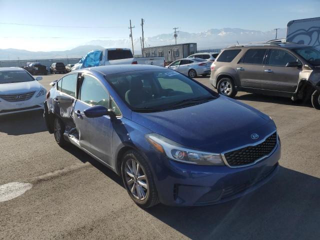 3KPFL4A76HE051879 - 2017 KIA FORTE LX BLUE photo 4