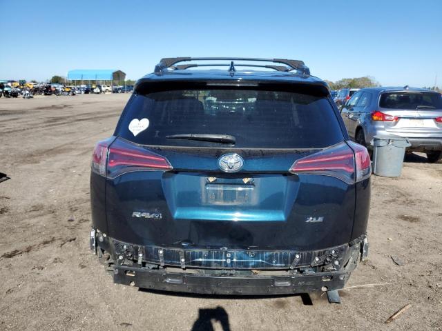 JTMWFREV6HJ721107 - 2017 TOYOTA RAV4 XLE BLUE photo 6