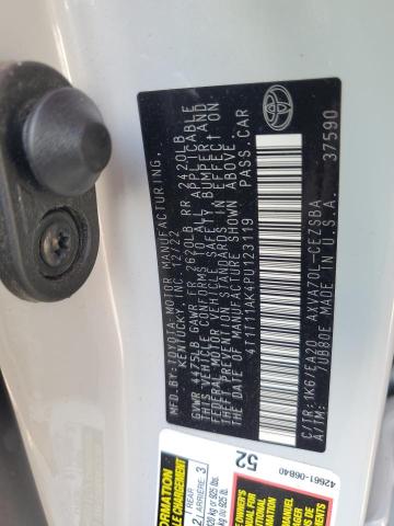 4T1T11AK4PU123119 - 2023 TOYOTA CAMRY SE NIGHT SHADE GRAY photo 12