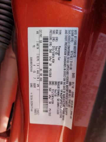 1FADP3FE1JL260396 - 2018 FORD FOCUS SE ORANGE photo 12