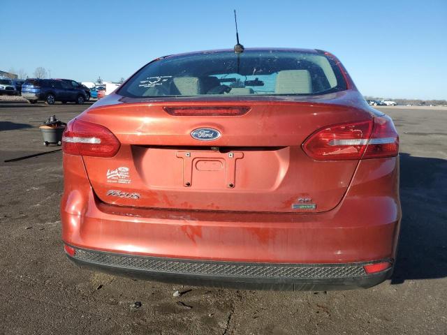 1FADP3FE1JL260396 - 2018 FORD FOCUS SE ORANGE photo 6