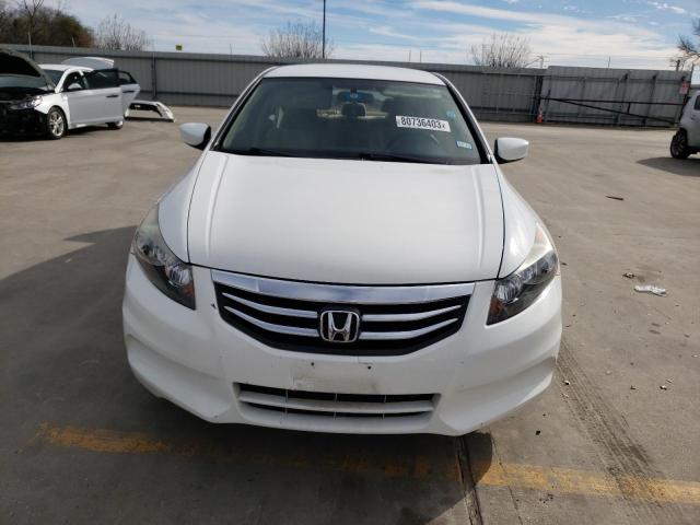 1HGCP2F31CA082682 - 2012 HONDA ACCORD LX WHITE photo 5