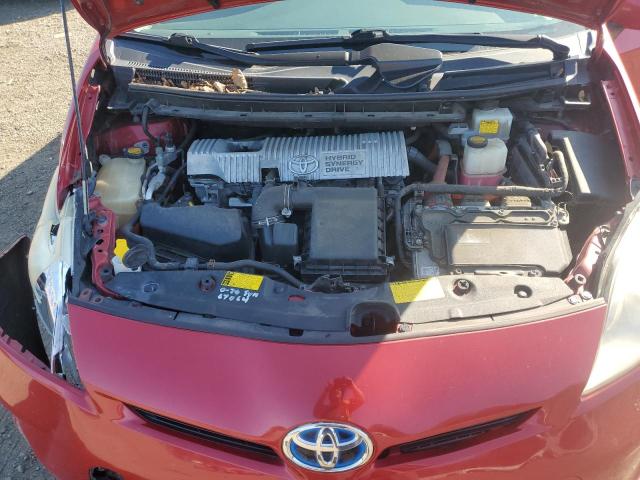 JTDKN3DU7D1622765 - 2013 TOYOTA PRIUS RED photo 11