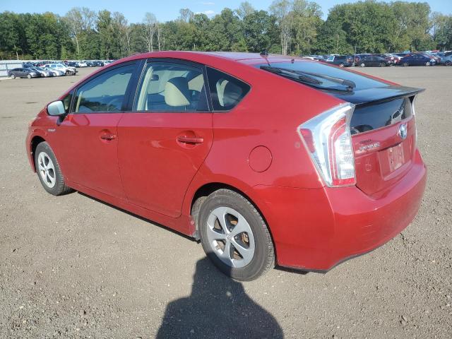 JTDKN3DU7D1622765 - 2013 TOYOTA PRIUS RED photo 2