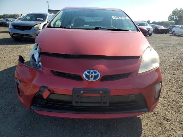 JTDKN3DU7D1622765 - 2013 TOYOTA PRIUS RED photo 5