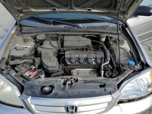 JHMES16503S003819 - 2003 HONDA CIVIC LX 银色 照片 11