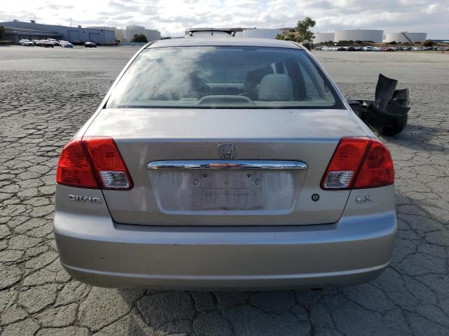 JHMES16503S003819 - 2003 HONDA CIVIC LX 银色 照片 6