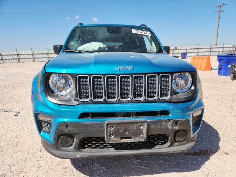 ZACNJDA14NPN63021 - 2022 JEEP RENEGADE SPORT 青绿色 照片 5