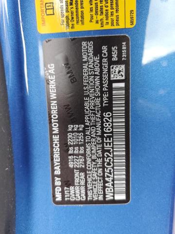 WBA4Z5C52JEE16826 - 2018 BMW 440I BLUE photo 13