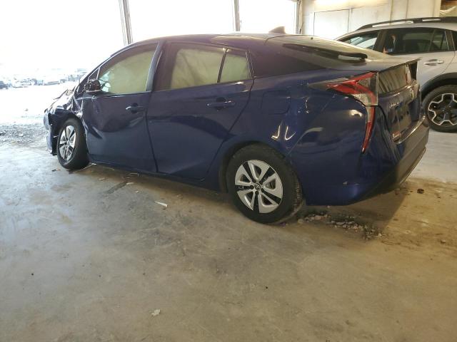 JTDKBRFU4H3538731 - 2017 TOYOTA PRIUS BLUE photo 2