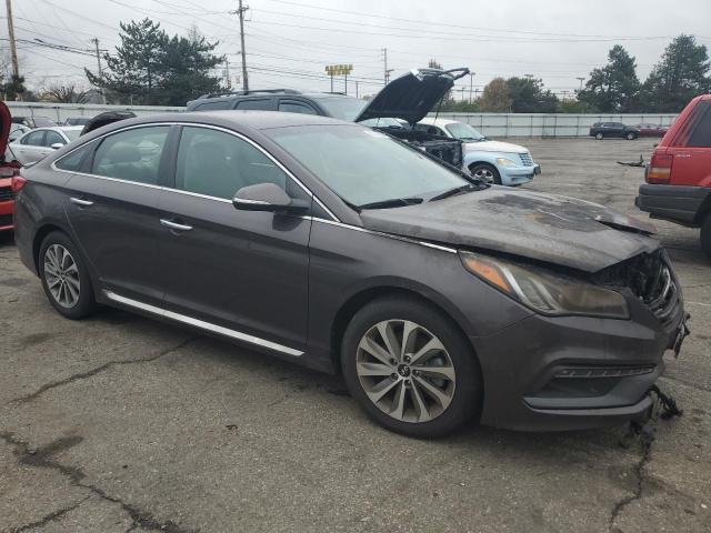 5NPE34AF7FH047156 - 2015 HYUNDAI SONATA SPORT GRAY photo 4