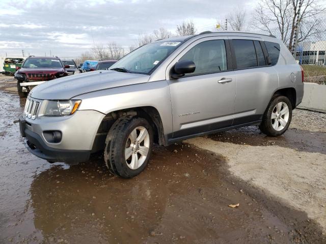 1C4NJDBB8HD143937 - 2017 JEEP COMPASS SPORT SILVER photo 1