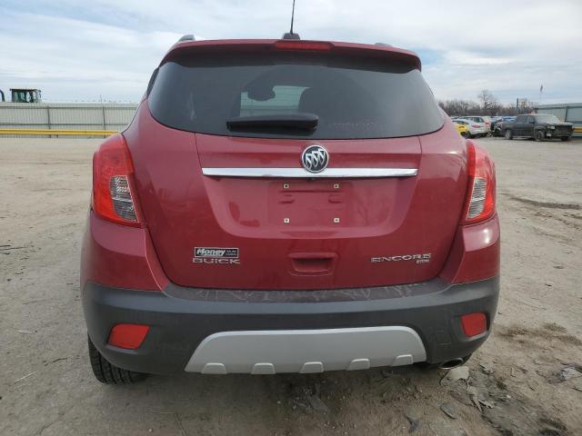 KL4CJGSB3FB134381 - 2015 BUICK ENCORE RED photo 6