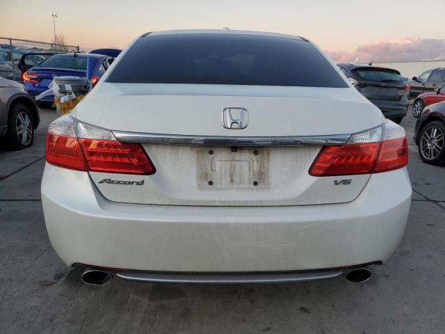 1HGCR3F86EA034822 - 2014 HONDA ACCORD EXL WHITE photo 6